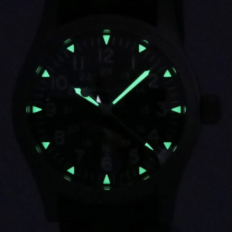 Hamilton Khaki Field Mechanical Textile Band Men's Watch- H69529933